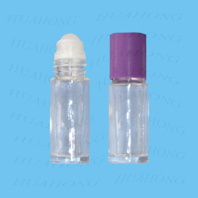 glass roll on perfume bottle